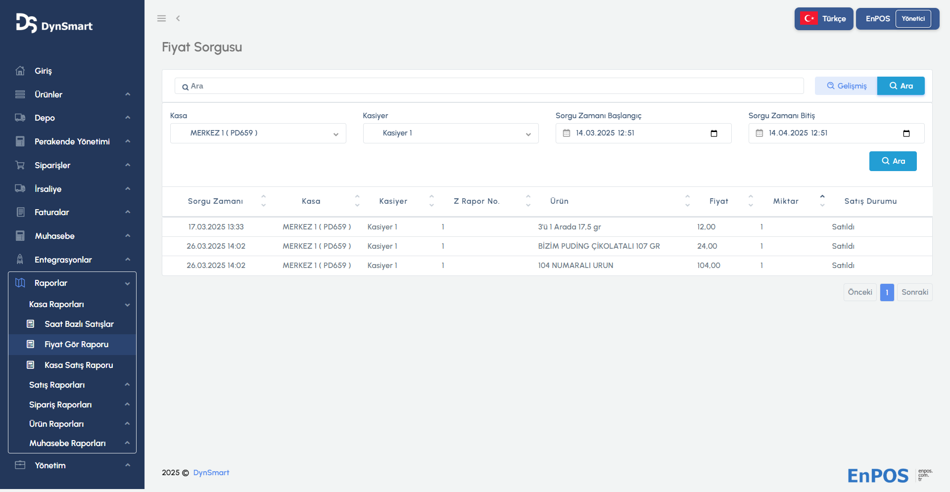 Kasa Fiyat Gör Analiz Raporu