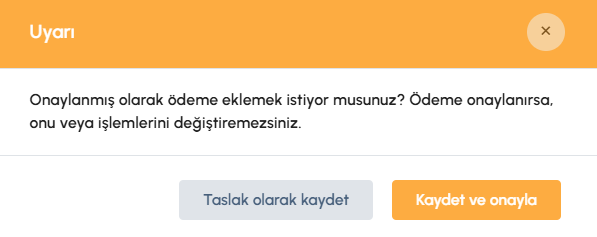 Ödeme Onayla